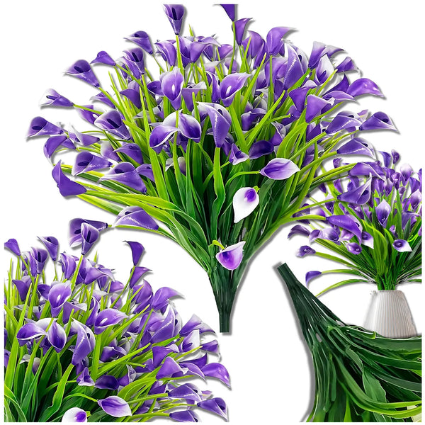 Dirbtinės violetinės lelijos, 5 vnt., 38 cm N59