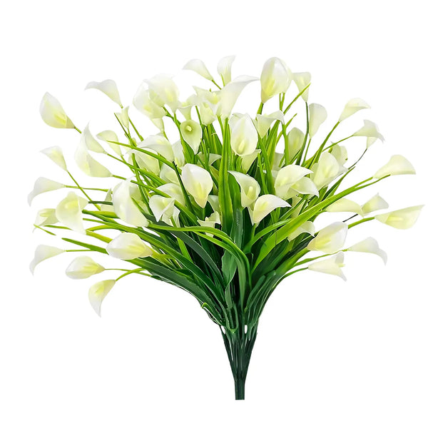 Dirbtinės baltos lelijos, 5 vnt., 38 cm N58