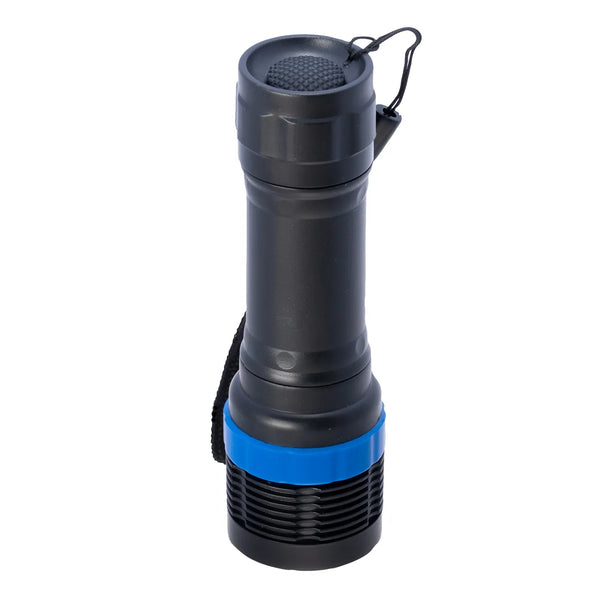 Taktinis LED žibintuvėlis juodas su ZOOM, 2 vnt. Z4