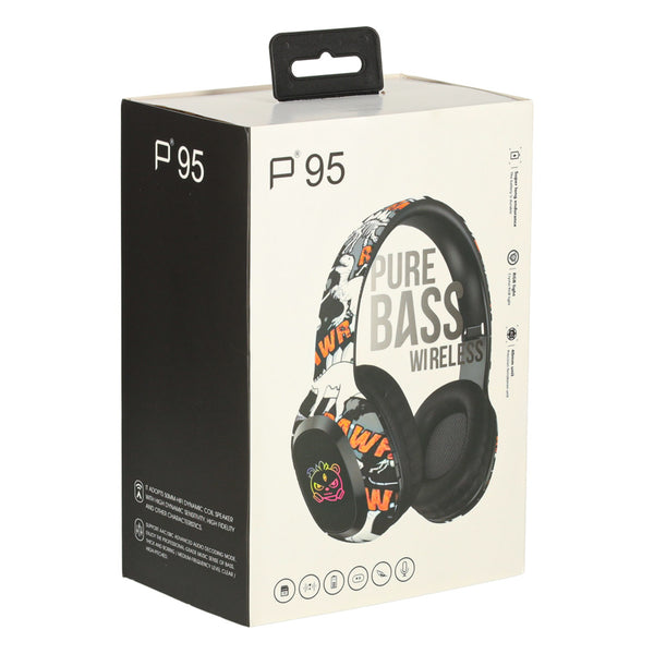 Belaidės ant ausų Bluetooth RGB žaidimų ir sporto ausinės, rožinės, 200 mAh M21