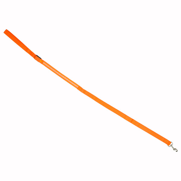 Šviečiantis LED pavadėlis šuniui ar katei 1,2 m, oranžinis M39