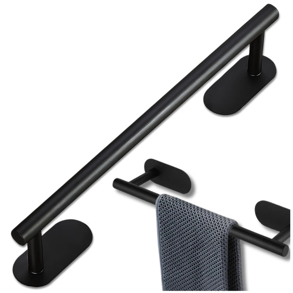 Savaime prilimpantis juodas rankšluosčių laikiklis DH38