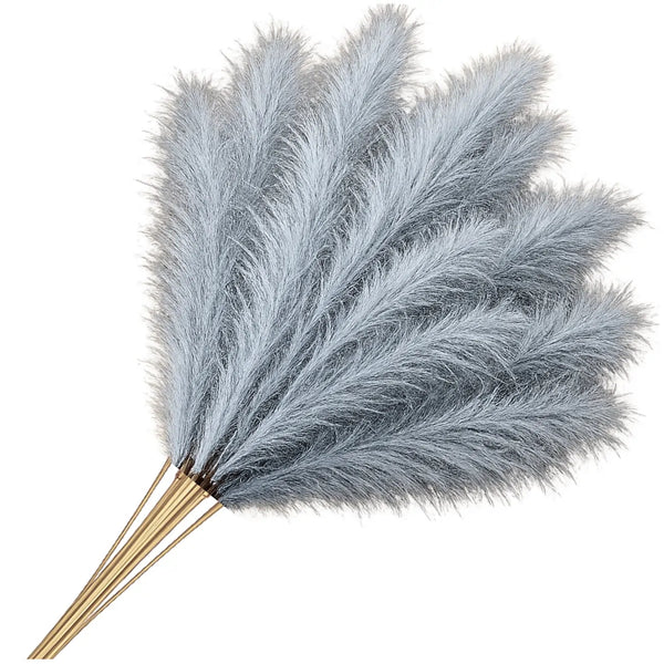 Dirbtinė pilka pampų žolė PVC 56,5 cm (10 vnt.) N86