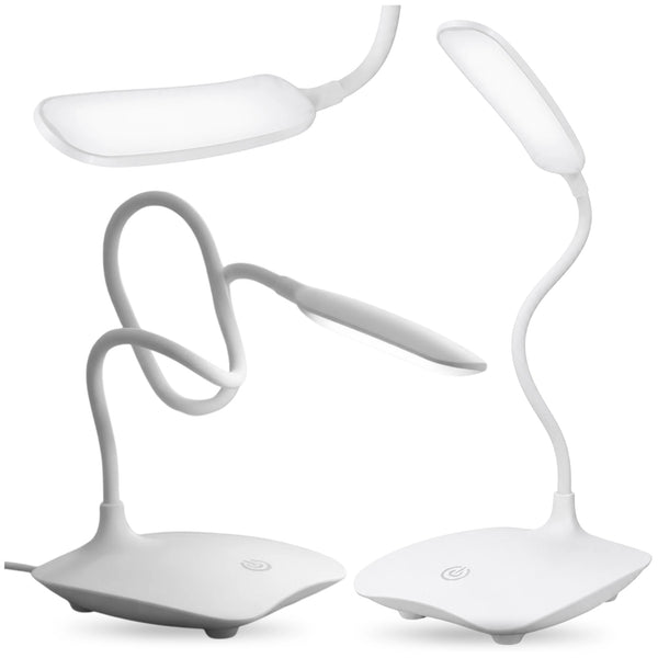 Belaidė liečiama LED lemputė su USB įkrovimu