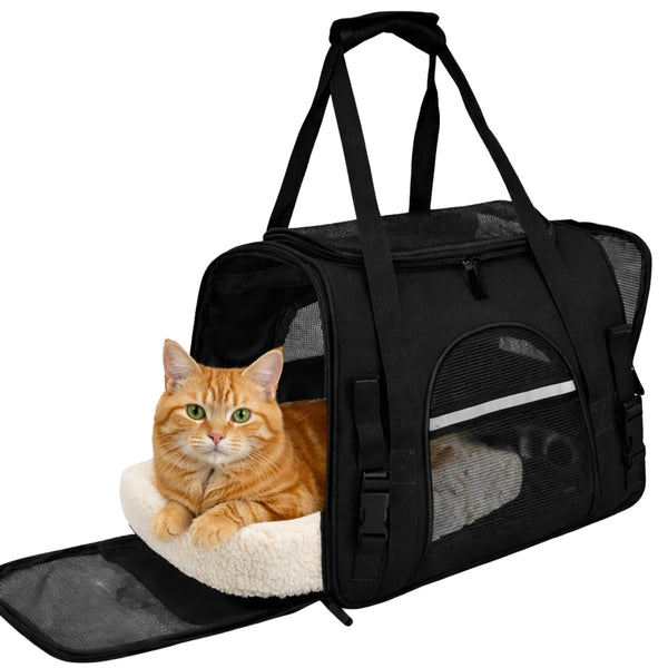 Transportavimo krepšys juodas poliesteris 44×25×28 N143