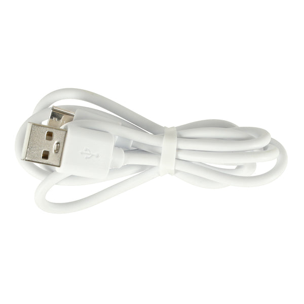Nešiojamas belaidis stalo ventiliatorius USB su akumuliatoriumi, 4 greičiai, LED, 38 cm, baltas N63