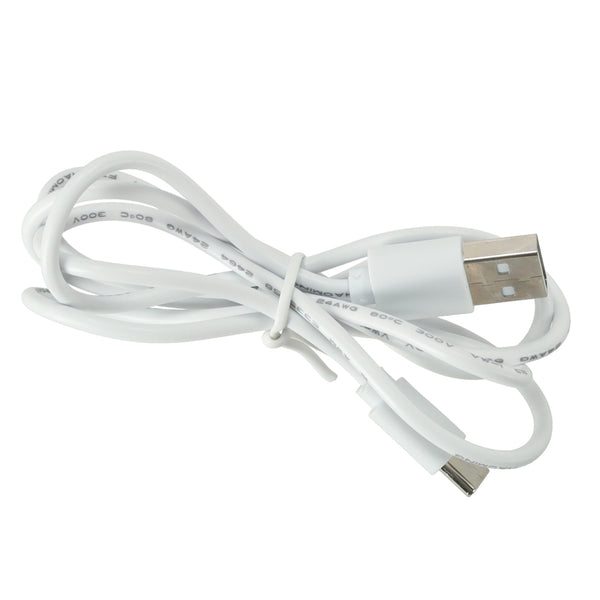 Stalinis belaidis USB ventiliatorius su lempos valdymo pulteliu irute, 4 greičiai, 18 cm, baltas N83