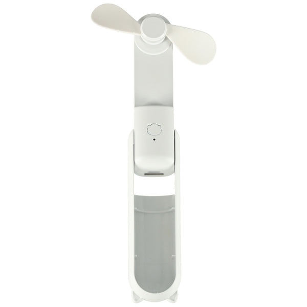 Sulankstomas nešiojamas mini USB ventiliatorius, baltas N111