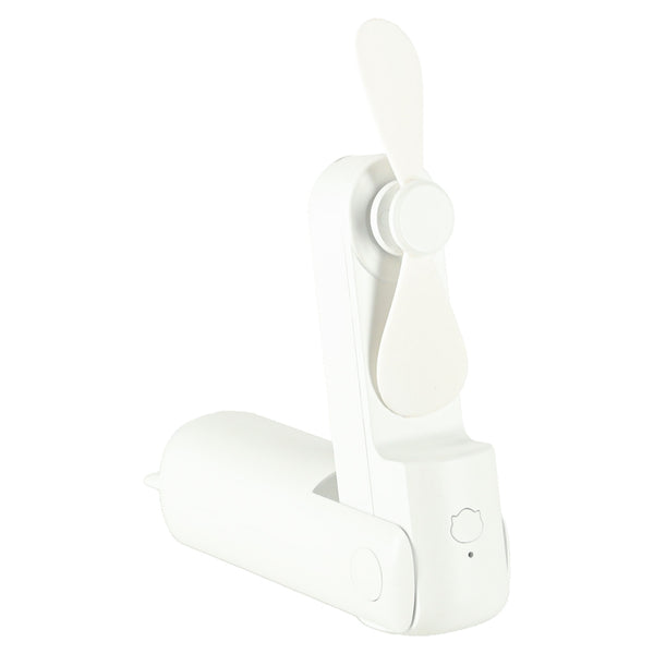 Sulankstomas nešiojamas mini USB ventiliatorius, baltas N111