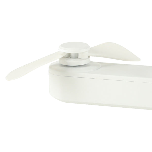 Sulankstomas nešiojamas mini USB ventiliatorius, baltas N111