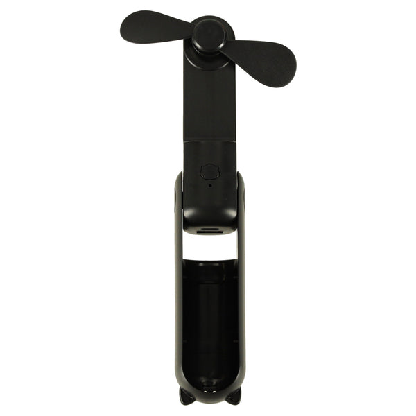 Sulankstomas nešiojamas mini USB ventiliatorius, juodas N119