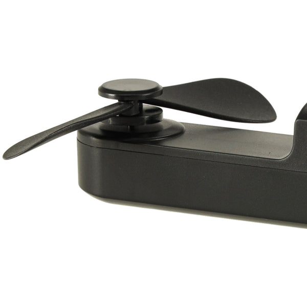 Sulankstomas nešiojamas mini USB ventiliatorius, juodas N119