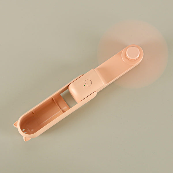 Nešiojamas sulankstomas mini USB ventiliatorius, rožinis N123