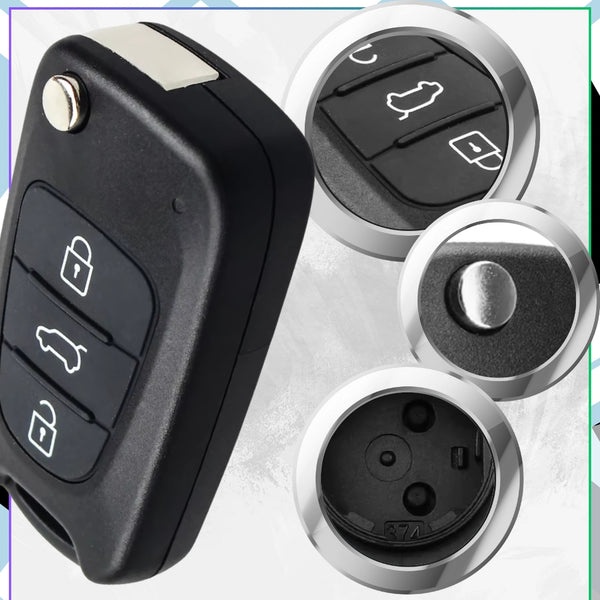 Raktelio korpusas juodas 3 mygt. Hyundai/Kia A271