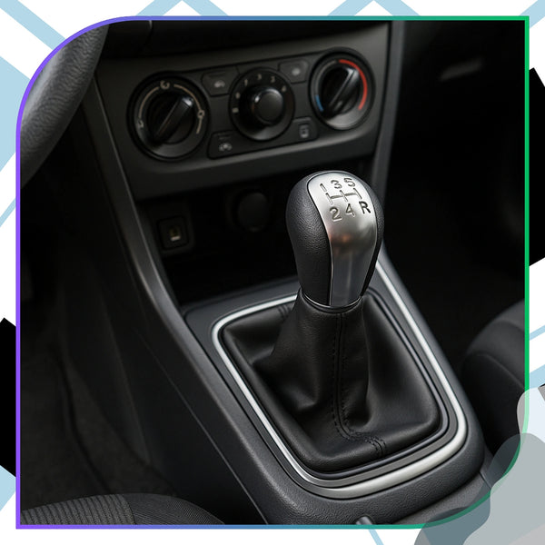 Pavarų svirties rankenėlė chromas/eko oda Toyota A265