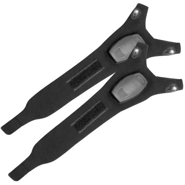 LED žibintuvėlio pirštinės, juodos, USB, 2 vnt. TP91