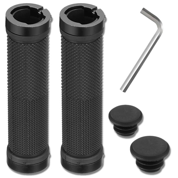 Dviračio vairo rankenėlės juodos 22 mm D73