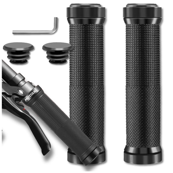 Dviračio vairo rankenėlės juodos 22 mm D73