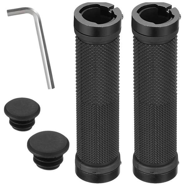 Dviračio vairo rankenėlės juodos 22 mm D73
