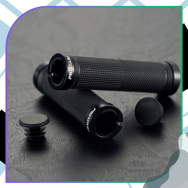 Dviračio vairo rankenėlės juodos 22 mm D73