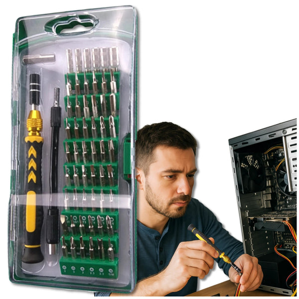 58in1 precizinių atsuktuvų rinkinys TORX, žalias A148