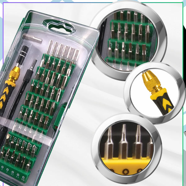58in1 precizinių atsuktuvų rinkinys TORX, žalias A148