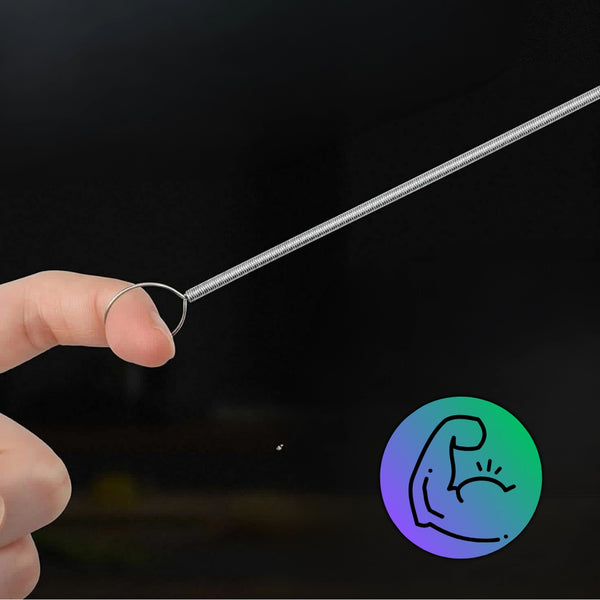 Siauras vamzdžių ir nutekėjimų valymo šepetys 90 cm DH69