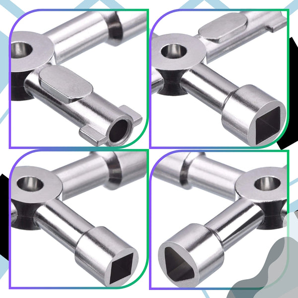4in1 kryžminis raktas techninėms spintoms 4Way A255