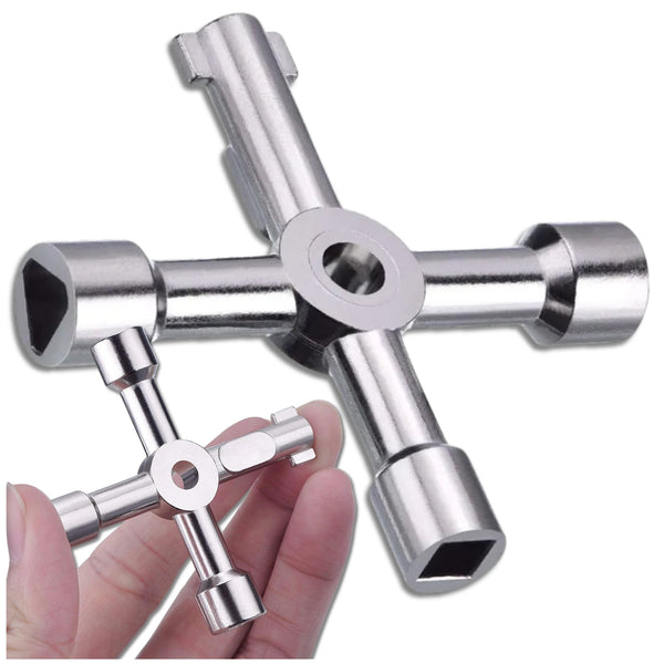 4in1 kryžminis raktas techninėms spintoms 4Way A255