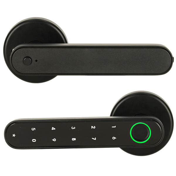 Elektroninė durų spyna su rankena, kodu, piršto atspaudu ir „Bluetooth“ M7