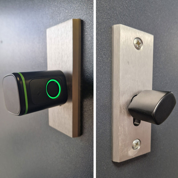 Išmanioji durų spyna su cilindru, piršto atspaudu ir „Bluetooth“ M12