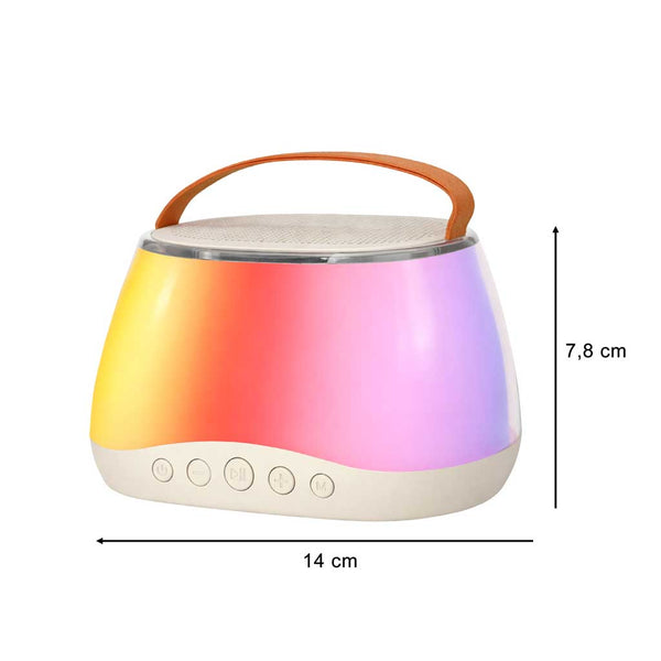 Karaokės rinkinys: „Bluetooth“ garsiakalbis su RGB LED, 2 mikrofonai, USB M23
